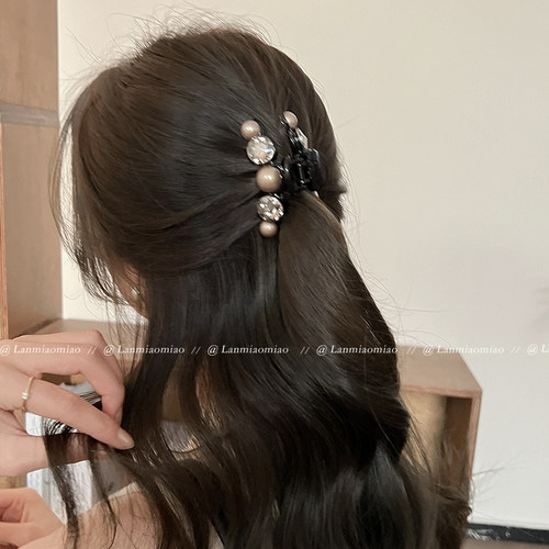 懒喵喵抓夹亚克力日韩水钻