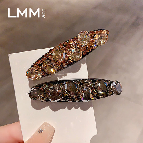 韩系东大门新款满钻刘海夹