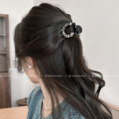 懒喵喵抓夹亚克力日韩水钻