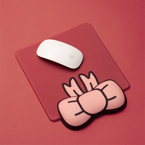 创意蝴蝶结硅胶护腕鼠标垫