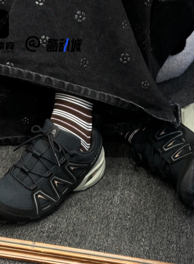 SALOMON萨洛蒙Speedcross 3黑灰男女舒适耐磨低帮跑步鞋476038