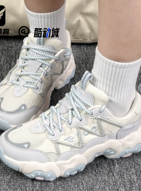 FILA斐乐 猫爪6代白银女子休闲运动鞋老爹鞋跑步鞋F12W522111FSS