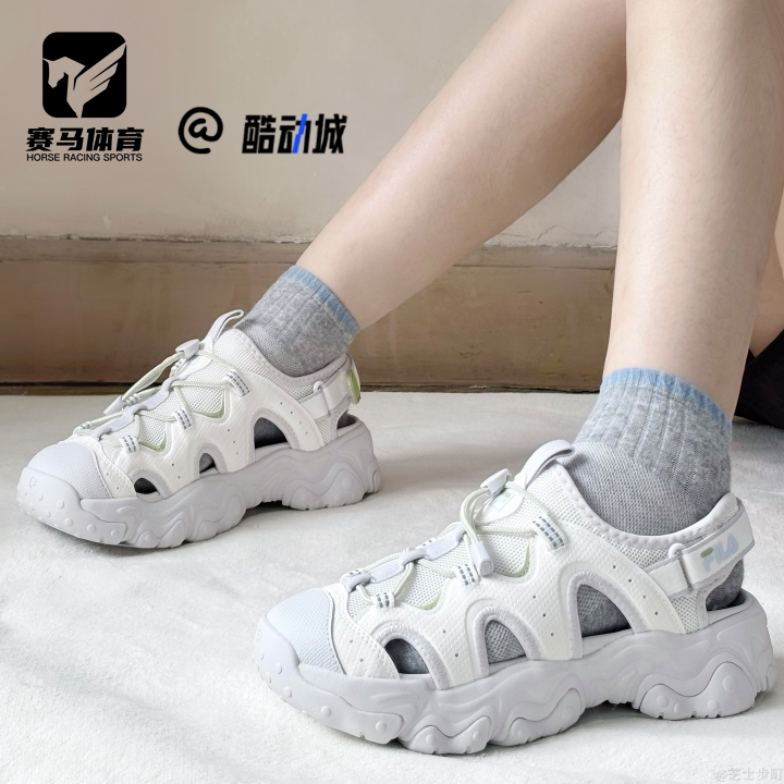 斐乐猫爪5代女子运动沙滩凉鞋