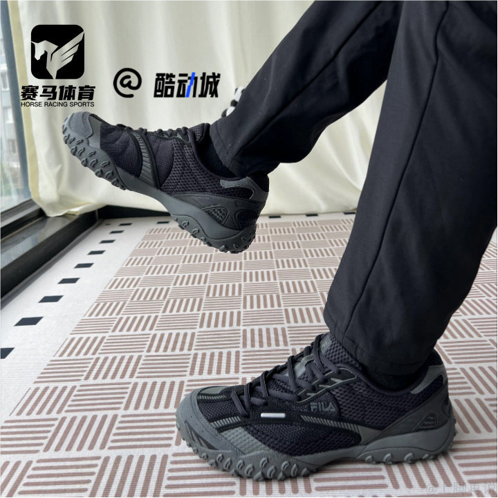 斐乐跳跳鞋2影黑灰百搭休闲鞋