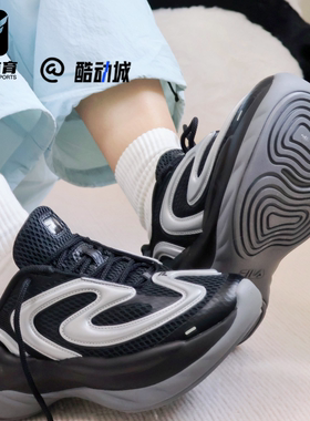 FILA斐乐陨石鞋黑色女子轻便厚底老爹鞋运动休闲鞋T12W421103FBS