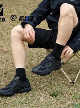 FILA斐乐 PEBBLE卵石鞋黑色男子舒适百搭休闲跑步鞋F12M432106FBK