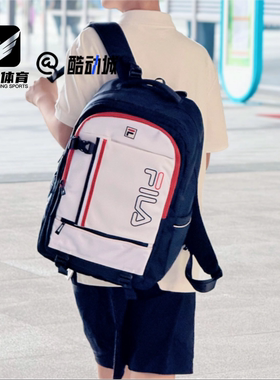 FILA斐乐 ORIGINALE 传奇蓝男子大容量书包双肩包F13M539106FNV