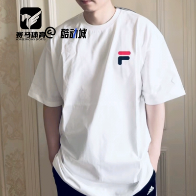 斐乐运动生活白色宽松舒适T恤