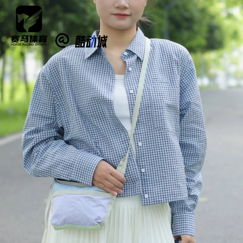 斐乐女子经典格纹休闲梭织衬衫