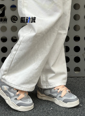 FILA斐乐Kick DX灰色女子时尚百搭滑板鞋运动休闲鞋T12W442307FAA