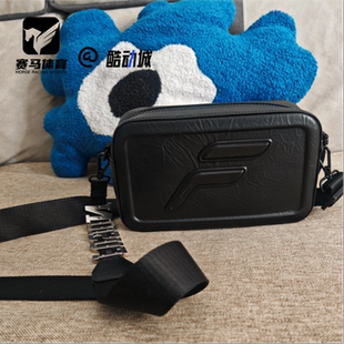 FILA斐乐 深黑男女时尚经典百搭相机包单肩斜挎包T13U423122FBK