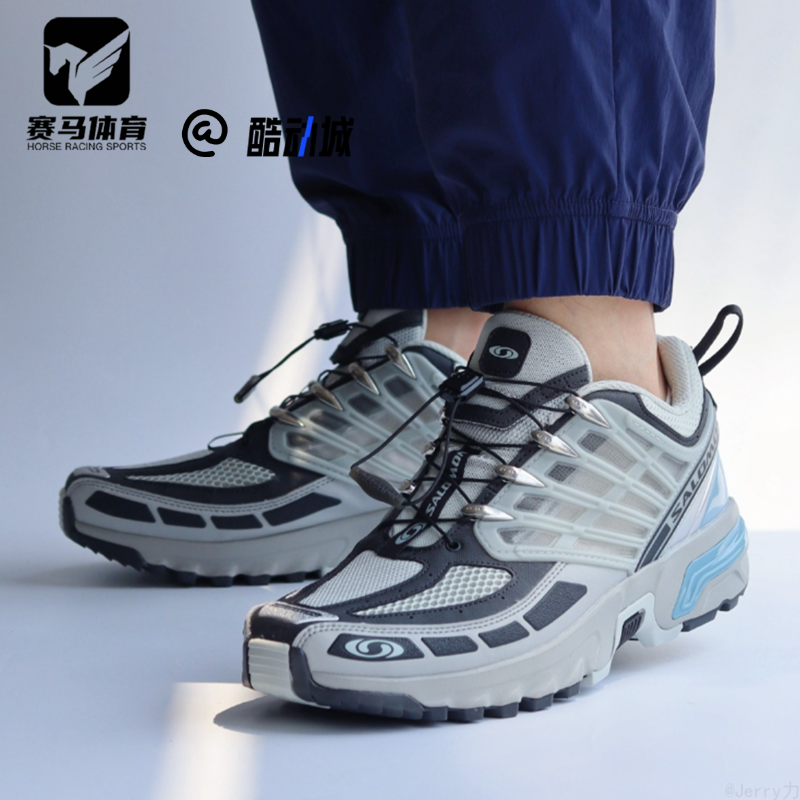 SALOMON萨洛蒙 ACS PRO男女灰黑舒适防滑时尚户外运动鞋474484