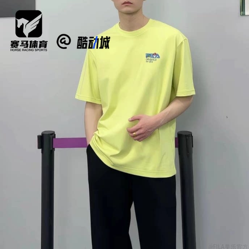 斐乐男女运动休闲圆领短袖T恤