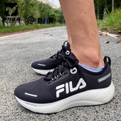 FILA斐乐RIMBA黑色男子轻便透气户外运动鞋 跑步鞋 A12M331110FCB