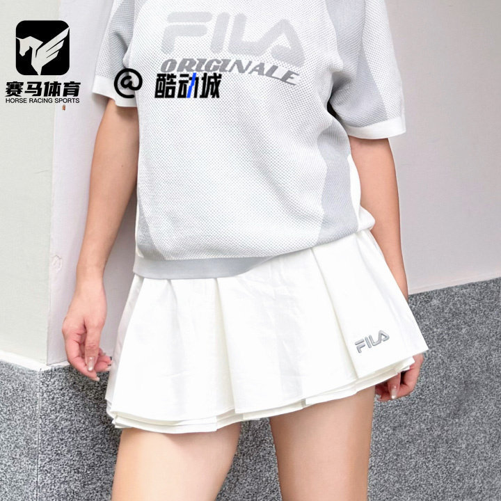斐乐ORIGINALE云菇白百搭短裙
