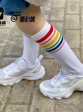 FILA斐乐蜂鸟2白色大童舒适百搭耐磨休闲跑步鞋K15B521106F-WN