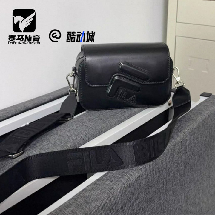 斐乐ORIGINALE黑色单肩包斜挎包