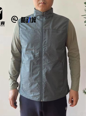 KOLON SPORT可隆灰色速干透气男子运动休闲马甲背心JWVAM24301