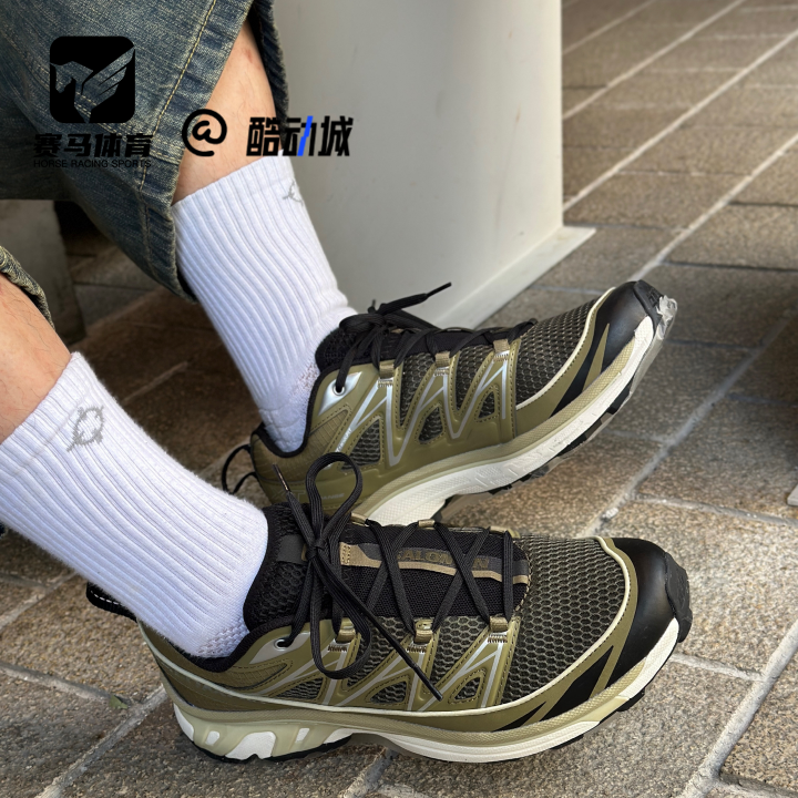 SALOMON萨洛蒙 XT-6绿色男女舒适时尚耐磨防滑休闲跑步鞋477486
