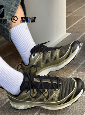 SALOMON萨洛蒙 XT-6绿色男女舒适时尚耐磨防滑休闲跑步鞋477486