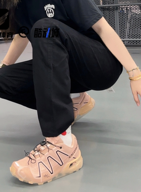 Salomon萨洛蒙 Speedcross 3粉色女子耐磨低帮休闲老爹鞋477948