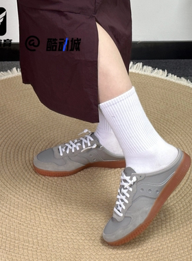 Saucony索康尼 Bullet CT 灰色男女舒适时尚百搭包头拖鞋S79058-4