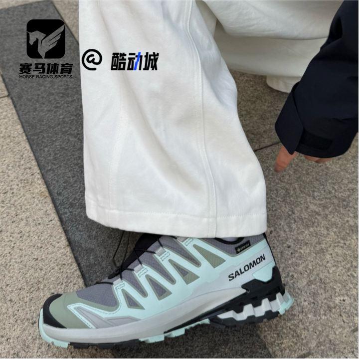 Salomon萨洛蒙XA Pro 3D V9 GORE-TEX青绿色女子训练跑步鞋478231