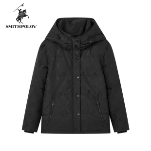 【商场同款】SMITHPOLOV斯密特保罗新款羽绒服女士连帽气质外套