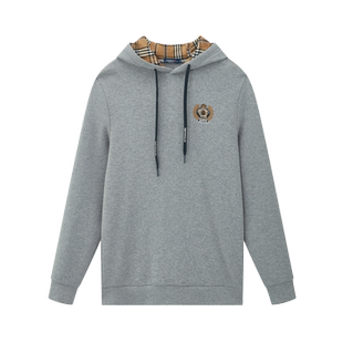 SMITHPOLOV斯密特保罗连帽卫衣男2024新款春秋刺绣高级感外穿上衣