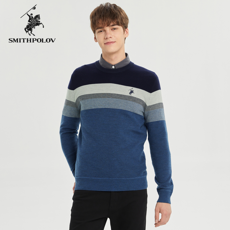 斯密特保罗100%绵羊毛羊毛衫