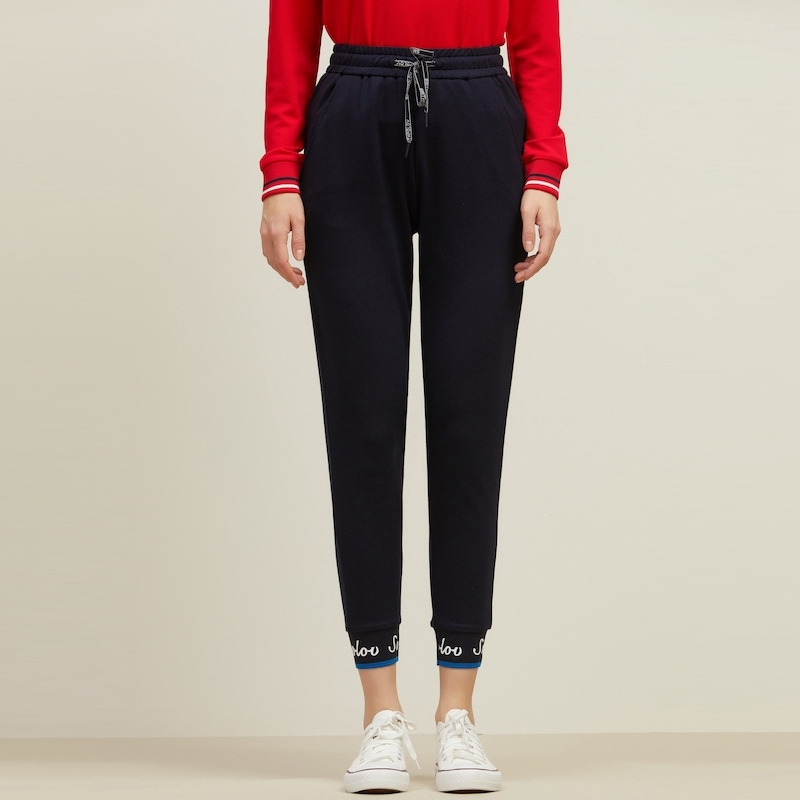 斯密特保罗运动弹力系带长裤