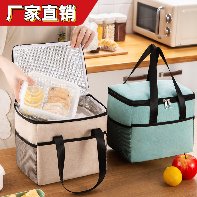 保温饭盒袋铝箔加厚防水上班族小