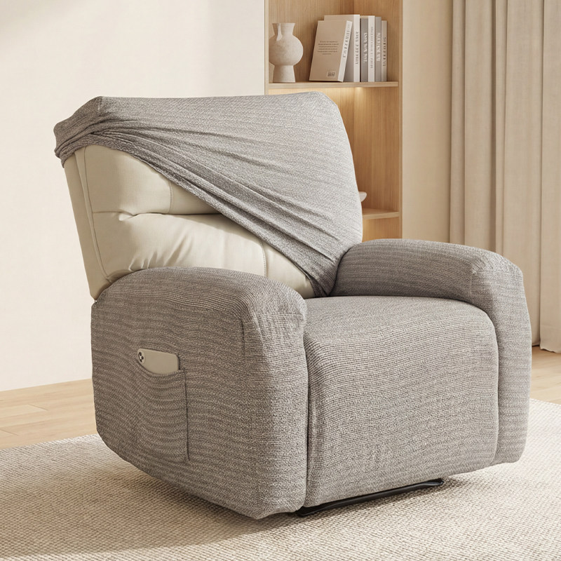 单人沙发套2026新款沙发套罩高级感棉麻芝华士头等舱沙发套可机洗