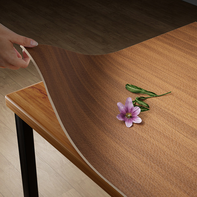 皮革仿木纹餐桌垫防水防油防烫