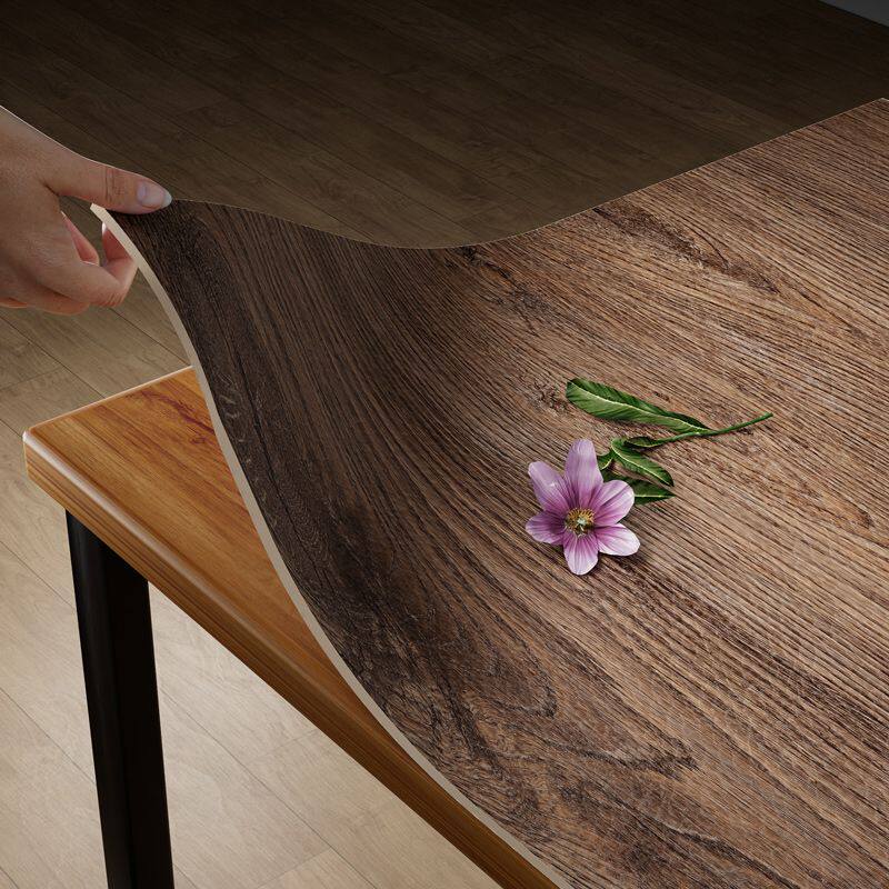 皮革仿木纹餐桌垫防水防油防烫