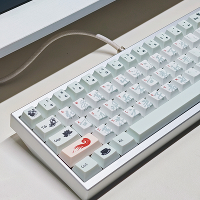 FKKeys爱莲说键帽二次元动漫周边机械键盘帽五面热升华小键盘PBT