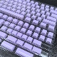 FKKeys果冻魔浪系列键帽OEM侧刻小全套136键PC透明磁轴机械键盘
