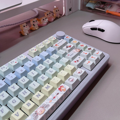 FKKeys兔兔爱丽丝键帽机械键盘键帽可爱键帽女生高颜值原创键帽