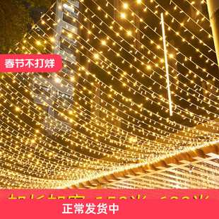 LED彩灯闪灯串灯满天星灯户外节日圣诞节闪光室外庭院装饰树灯