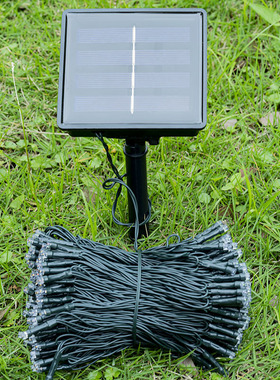 太阳能七彩变色彩灯带闪灯串灯满天星户外防水闪烁装饰氛围灯庭院