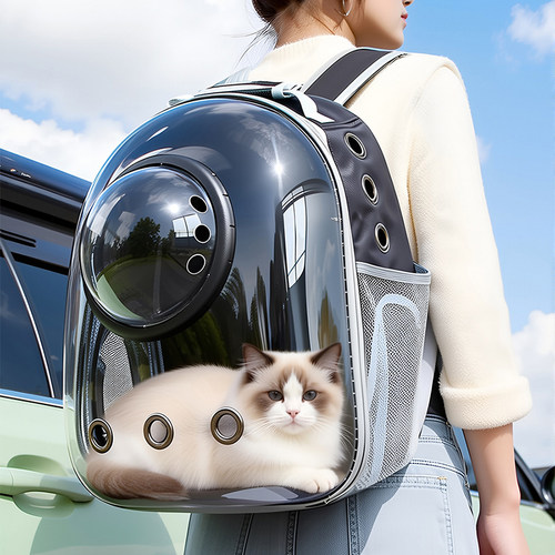 猫咪太空舱透明大容量宠物背包