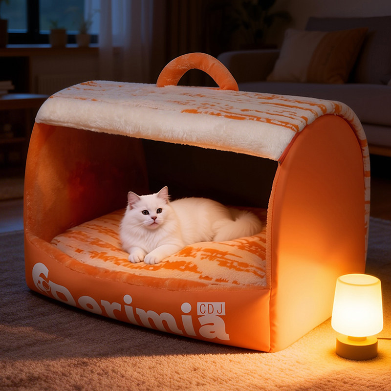 猫窝冬季保暖猫房子半封闭式全可拆洗狗窝大中小型犬猫狗屋宠物床,宠物/宠物食品及用品,猫窝/屋/帐篷/沙发,淘宝优惠券,粉丝福利购,淘宝优惠卷