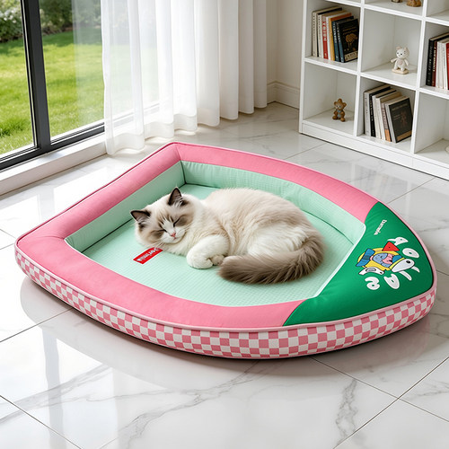 四季通用船形猫狗睡垫防潮透气