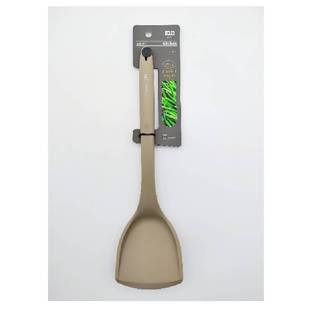 [可物]食品级硅胶锅铲汤勺不锈钢大圆管柄线漏欧式小汤勺多样厨具