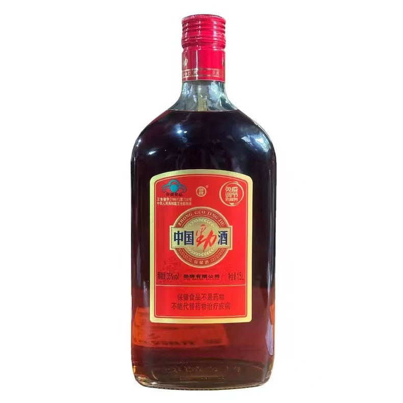 [劲牌]中国劲酒35度1.5L/瓶醇香回味保健酒养酒生酒水送礼_虎窝淘