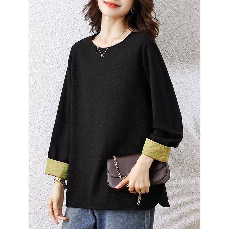 ROUMIKL高端山东即墨卫衣女2025新款秋冬国风中山爆款青岛洋气打