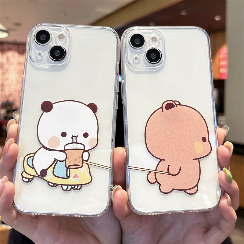 苹果iPhone硅胶卡通保护壳