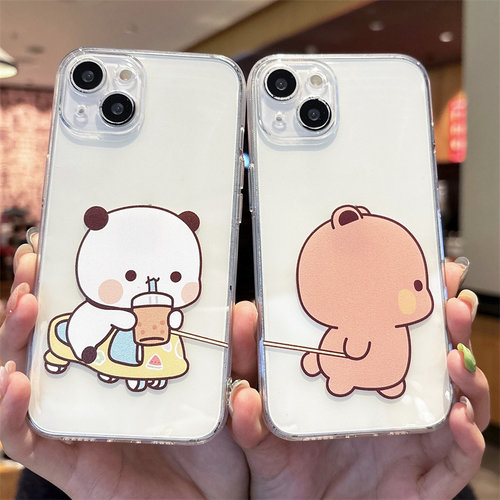 苹果iPhone硅胶卡通保护壳