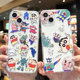 日韩蜡笔小新卡通情侣可爱适用iPhone14手机壳苹果13透明12mini软壳15硅胶XS防摔16女8plus全包镜头7趣味6s套