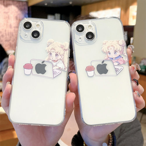 苹果iPhone硅胶卡通保护壳